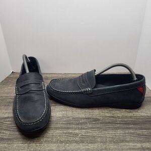 FootJoy Men's Driving Shoe Loafers Dark Gray Nubuck Leather Sz 10.5 Casual 79012